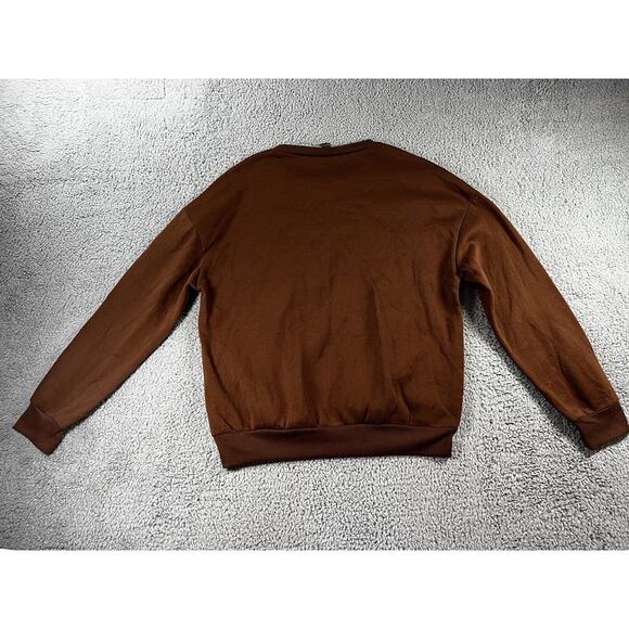 Mom Life Sweatshirt Women‎ Medium Oversized Graphic Cozy Cheetah Pullover - Picture 3 of 11